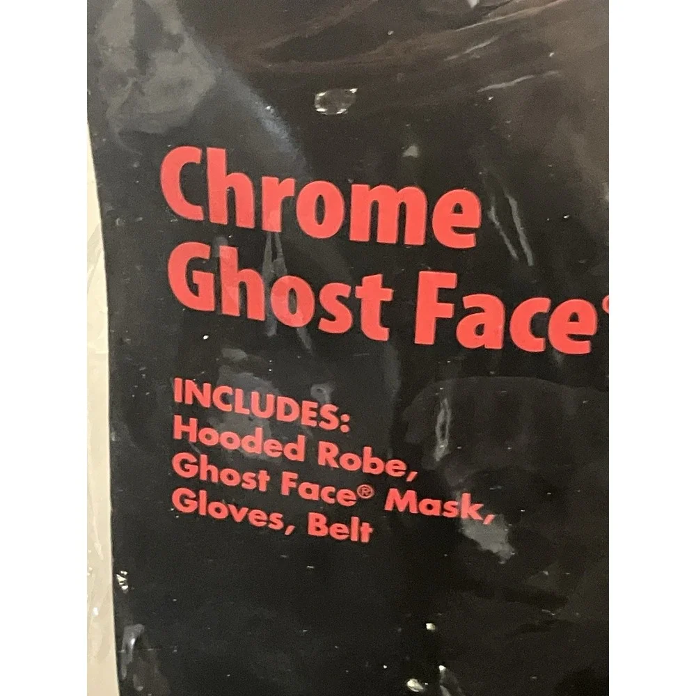 Spirit Halloween Scream Chrome Ghost Face Childs Costume Medium Y 8-10